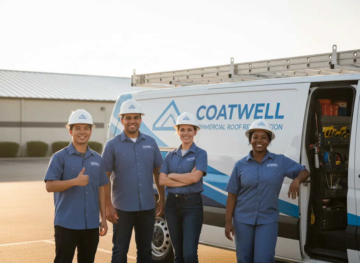 Commercial roof coating company in Dublin, OH